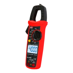 Pinza amperimétrica - Medición en DC hasta 600V y 400A - Medición en AC hasta 600V y 400A - Capacitancia/frecuencia -...