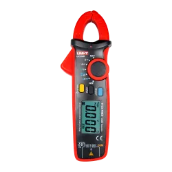 Mini pinza amperimétrica - Medición en DC y AC hasta 600V y 200A - Mide resistencia, frecuencia y capacitancia - Auto...