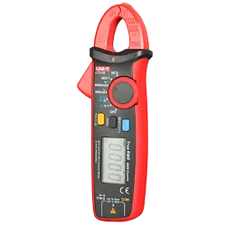 Mini pinza amperimétrica - Medición en DC y AC hasta 600V y 60A - Mide resistencia y capacitancia - Auto Rango | Test...
