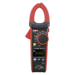 Pinza amperimétrica LCD - Medición en DC hasta 1000V y 600A - Medición en AC hasta 750V y 600A - Resistencia/capacita...