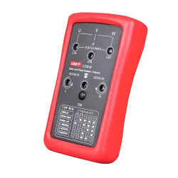 Indicador de secuencia de fases - Indicador de rotación de motor - Medición de voltaje AC - Notificación mediante LED...
