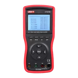 Pinza amperimétrica trifásica - Pantalla LED retroiluminada - Medición en AC hasta 600V y 20A - Medición de potencia ...