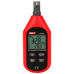 Medidor de condiciones ambientales - Medición de temperatura y humedad - Diseño ligero y económico con interfaz intui...