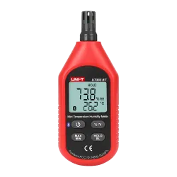 Medidor de condiciones ambientales - Medición de temperatura y humedad - Diseño ligero y económico con interfaz intui...