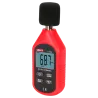 Medidor de nivel de sonido - Capta ruido hasta 130 dB con rápida respuesta - Display LCD retroiluminado - Diseño ergo...