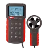Anemómetro tipo Split - Sensor de velocidad del viento de alta precisión - Sensor de temperatura - Apagado automático...
