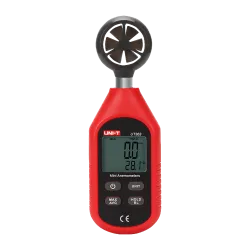 Anemómetro de mano - Sensor de velocidad del viento de alta precisión - Sensor de temperatura - Apagado automático - ...