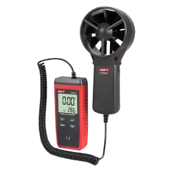 Anemómetro tipo Split - Sensor de velocidad del viento de alta precisión - Sensor de temperatura - Apagado automático...
