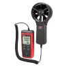 Anemómetro tipo Split - Sensor de velocidad del viento de alta precisión - Sensor de temperatura - Apagado automático...