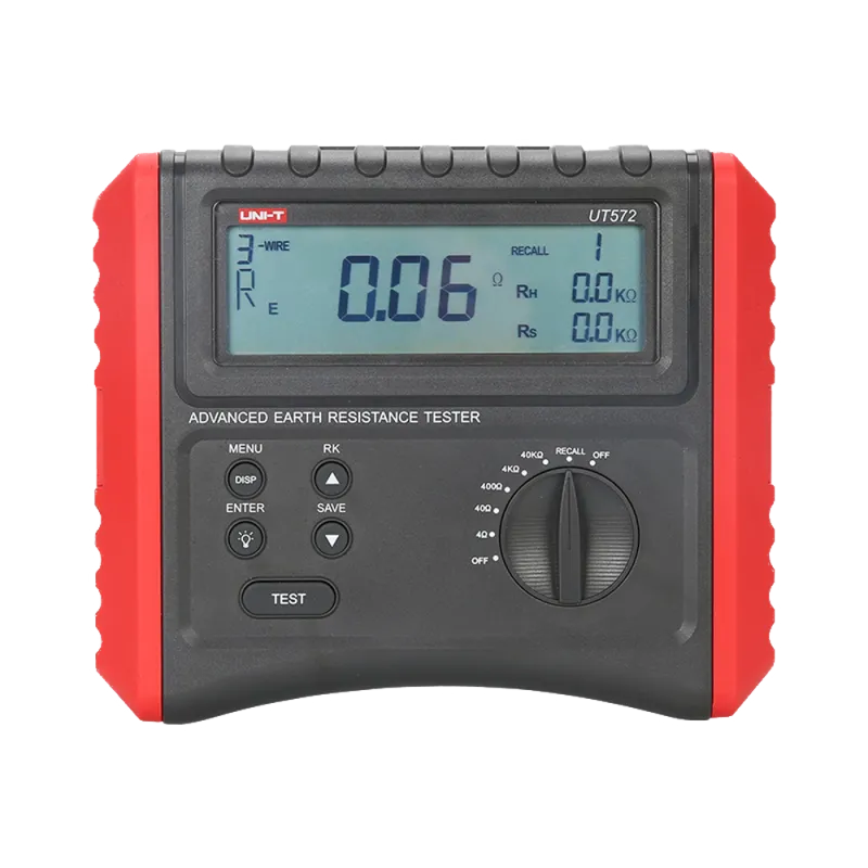 Medidor de resistencia a tierra - Display LCD - Medición de resistencia a tierra hasta 40k? - Medición de resistivida...