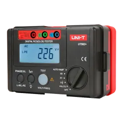Comprobador de tiempo de disparo de diferencial - Display LCD de hasta 1000 cuentas - Compatible con circuitos monofá...
