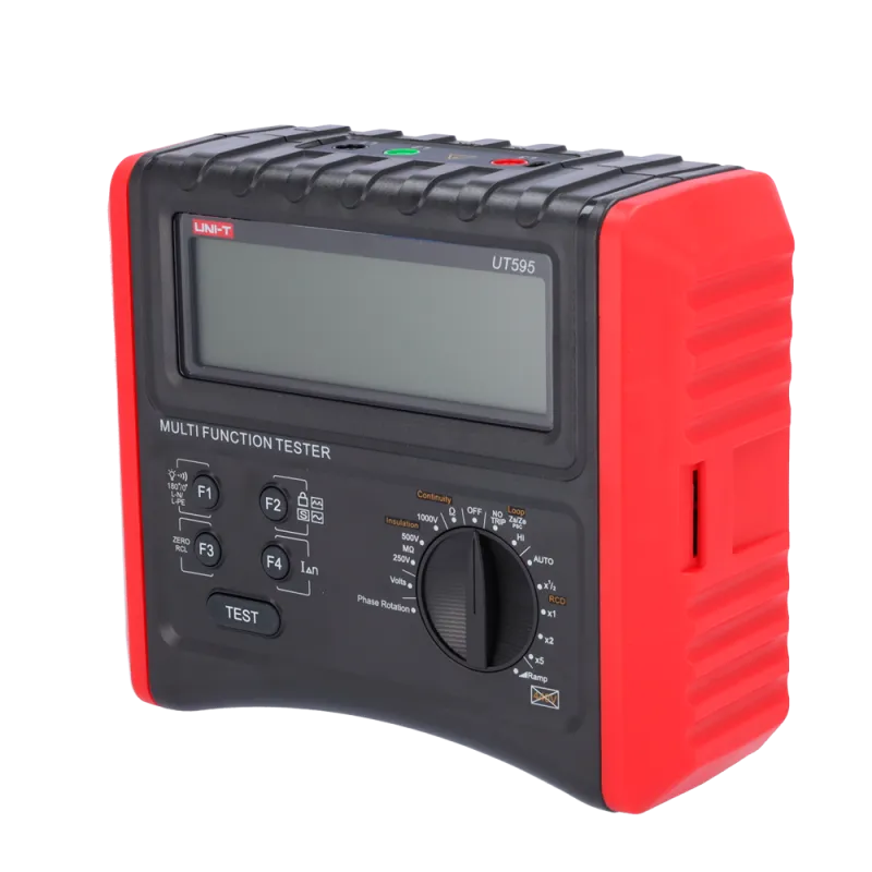 Medidor de instalaciones multifunción - Display LCD de 9999 cuentas - Medición resistencia aislamiento y continuidad...