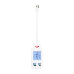 Medidor de corriente y tensión UNI-T - Sencilla conexión USB Tipo A - Permite conocer la tensión y la corriente del d...