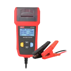 Tester de baterías - Mide capacidad, voltaje, resistencia y estado - Testeo de carga y arranque de baterías 12V/24V -...