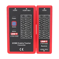 Tester de cables - Comprobación de estado cables HDMI/MINI-HDM - Evaluación de cables en cortocircuito, cruzados - C...