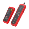 Tester de cables - Comprobación de estado cables RJ45/RJ11 - Indicador luminoso de potencia de señal - Localizador de...