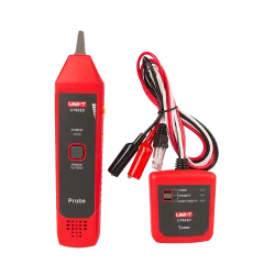UNI-T - Tester de cables - Línea Telefónica, Par Trenzado y Cable Eléctrico - Apagado automático - Indicador de polar...