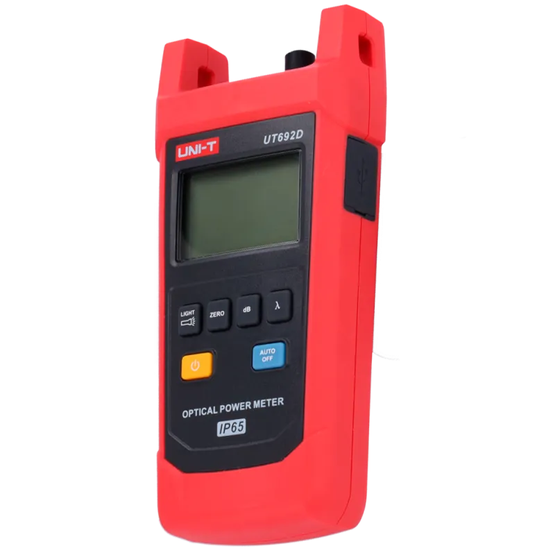 Tester de fibra óptica - Evaluación de la potencia óptica de fibra - Conector FC - Impermeable IP65 - Apagado automá...