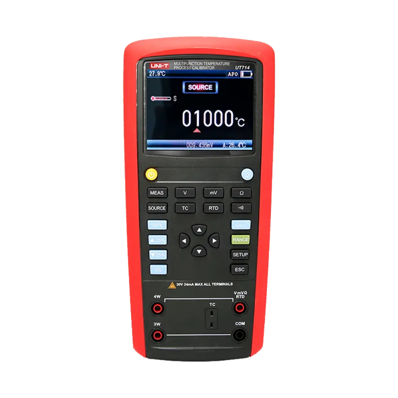 Calibrador de proceso de temperatura - Display LCD de hasta 2000 cuentas - Realiza medidas de termopares y RTDs - Rea...