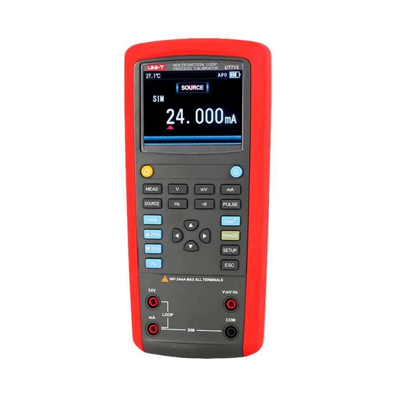 Calibrador de procesos de retroalimentación/lazo - Display LCD de hasta 20000 cuentas - Mide y genera tensiones de re...