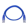 Cable UTP Safire - Ethernet - Conectores RJ45 - Categoría 5E - 0.3 m - Color azul