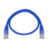 Cable UTP Safire - Ethernet - Conectores RJ45 - Categoría 5E - 0.3 m - Color azul
