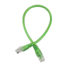 Cable UTP Safire - Ethernet - Conectores RJ45 - Categoría 5E - 0.3 m - Color verde