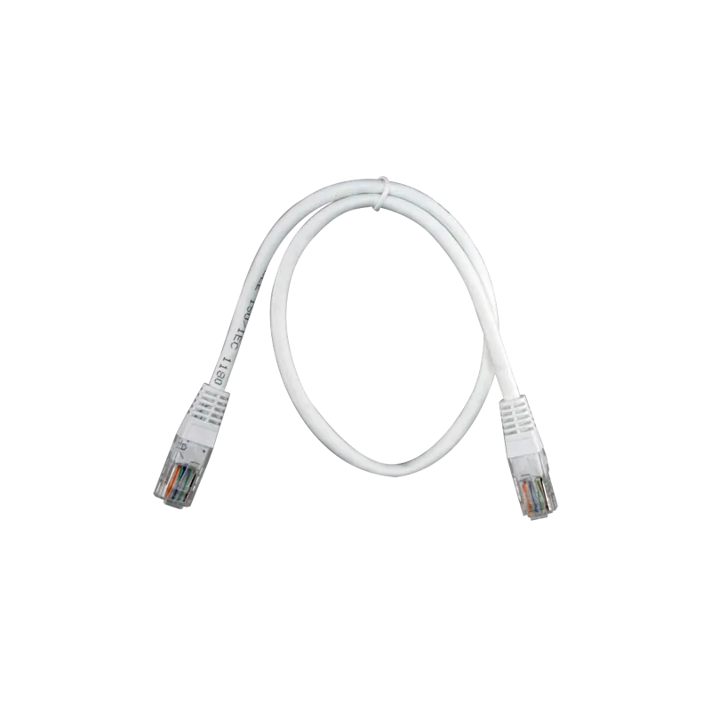 Cable UTP - Ethernet - Conectores RJ45 - Categoría 5E - 0.5 m - Color blanco