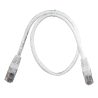 Cable UTP - Ethernet - Conectores RJ45 - Categoría 5E - 0.5 m - Color blanco