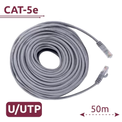 Cable UTP Safire - Categoría 5e - Conductor CCA - Ethernet - Conectores RJ45 - 50 m