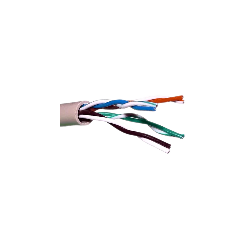 Cable UTP Safire - Categoría 5E - Rollo de 305 metros | Diámetro 5 mm - Conductor CCA - Cubierta color gris - Certif...