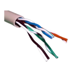 Cable UTP Safire - Categoría 5E - Rollo de 305 metros - Cubierta color gris - Diámetro 5.5 mm - Libre de halógenos