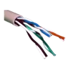 Cable UTP Safire - Categoría 5E - Rollo de 305 metros - Cubierta color gris - Diámetro 5.5 mm - Libre de halógenos