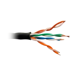 Cable UTP - Categoría 5E - Rollo de 305 metros - Conductor OFC, pureza 99.9% cobre - Diámetro 5.5 mm - Cubierta espec...