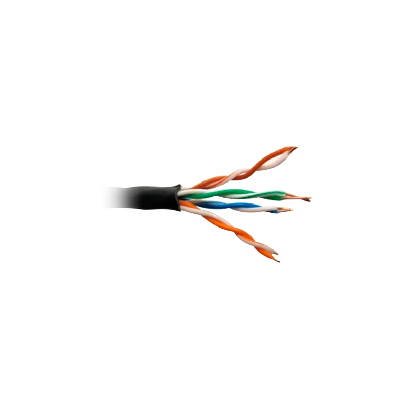 Cable UTP - Categoría 5E - Rollo de 305 metros - Conductor OFC, pureza 99.9% cobre - Diámetro 5.5 mm - Cubierta espec...