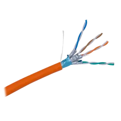 Uniview cable F/FTP categoría 6A - Conductor OFC,100% cobre - Diámetro 23 AWG-0,57mm - Certificado CPR DCA - Cubierta...