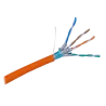 Uniview cable F/FTP categoría 6A - Conductor OFC,100% cobre - Diámetro 23 AWG-0,57mm - Certificado CPR DCA - Cubierta...