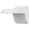 Soporte de pared - Para cámaras domo - Apto para uso en exterior - Color blanco - Pasador de cables