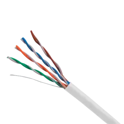Uniview cable UTP categoría 5E, - Conductor OFC,100% cobre - Diámetro 24 AWG-0,50mm - Certificado Dca-s2,d2,a1 - Cubi...