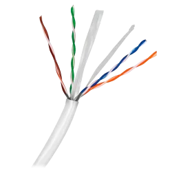 Uniview cable UTP categoría 6 - Conductor OFC,100% cobre - Diámetro 24 AWG-0,53mm - Certificado Dca-s2,d2,a2 - Cubier...