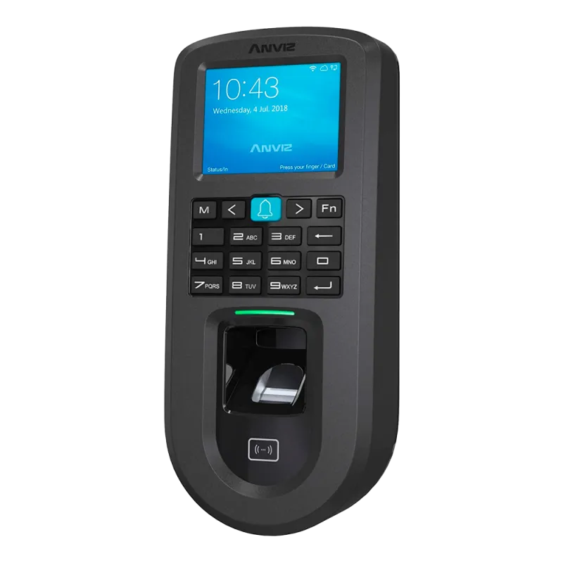 Control de acceso y presencia PoE - Huella, tarjeta EM y PIN - 3.000 usuarios | 100.000 registros - TCP/IP, WiFi, USB...