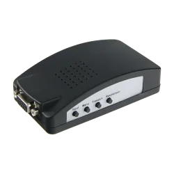 Adaptador de vídeo - Entradas: VGA, SVIDEO o Vídeo BNC - Salida: VGA - Múltiples resoluciones soportadas - Sistema de...