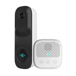 VicoHome Videotimbre 3Mpx WiFi - Sensor PIR / Detección inteligente (nube) - Batería 5200 mAh o alimentación cablea...