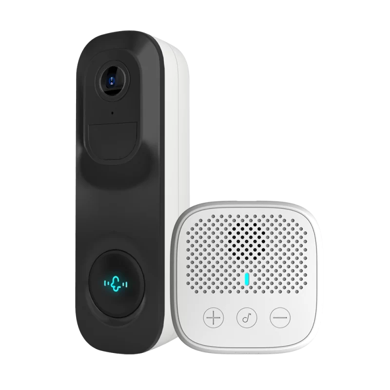 VicoHome Videotimbre 3Mpx WiFi - Sensor PIR / Detección inteligente (nube) - Batería 5200 mAh o alimentación cablea...