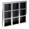 Panel frontal y caja de registro - Específica para videoporteros - Compatible con módulos XS-V2000E-M(X) - Hasta 9 mó...