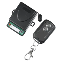 Relé inalámbrico con mando - Para puerta de parking - Funcionamiento NO/NC/COM - Frecuencia 433.92 MHz - Hasta 50 met...