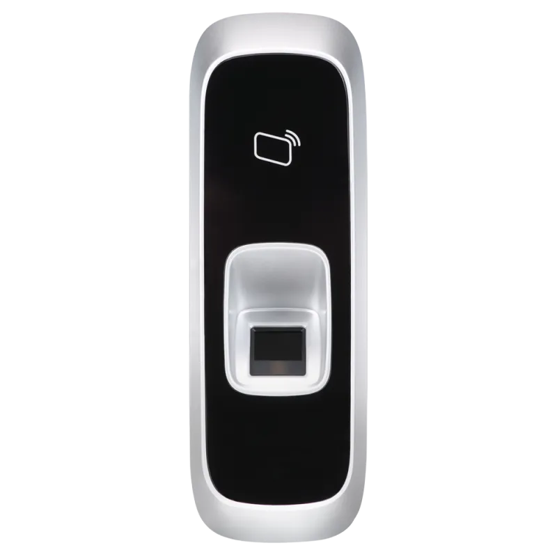 Lector de acceso - Acceso por huella y tarjeta MF - Indicador LED y acústico - RS485 - Compatible con controladoras X...