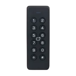Lector de acceso - Acceso por tarjeta MF y PIN - Indicador LED y acústico - Wiegand 26/34 | OSDP - Compatible con con...