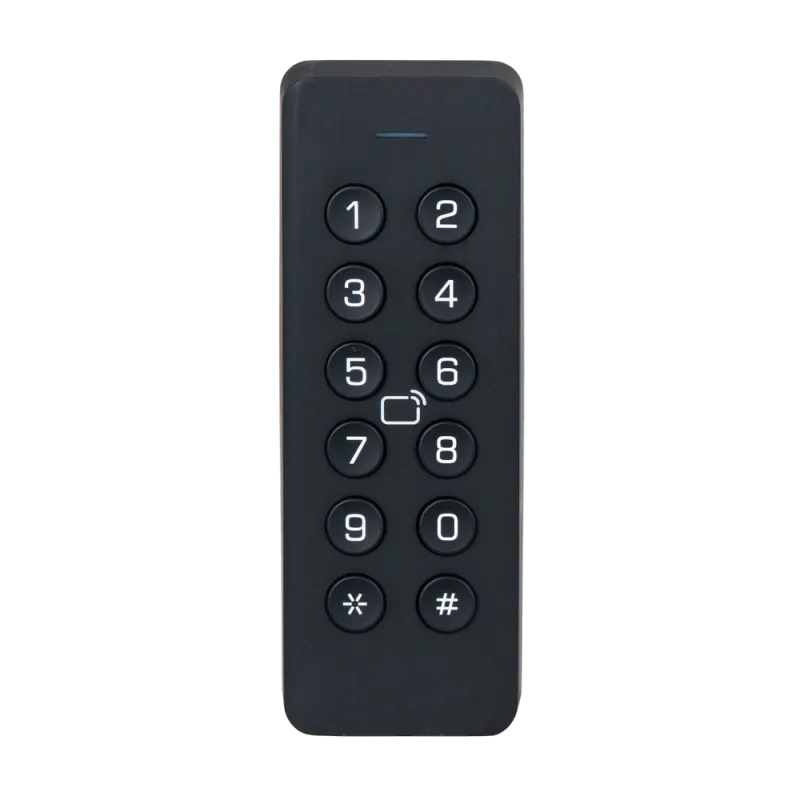 Lector de acceso - Acceso por tarjeta MF y PIN - Indicador LED y acústico - Wiegand 26/34 | OSDP - Compatible con con...