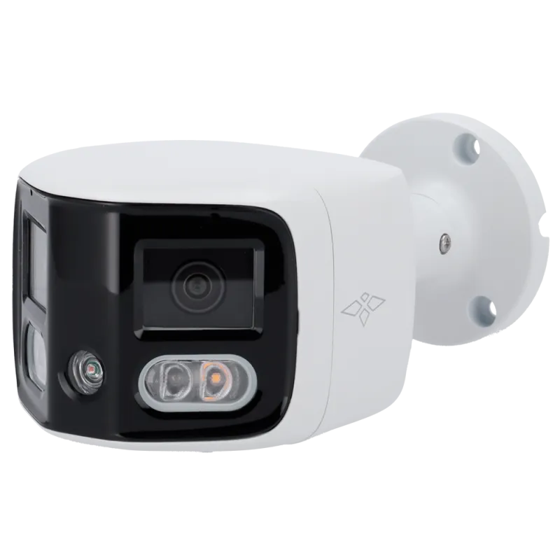 Cámara Bullet IP X-Security 8 Megapíxel - Active Deterrence | SMD 4.0 - 2 Lentes 2.8 mm / Dual Light 20m - WDR 120 dB...